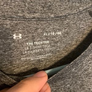 Grey Under Armour Sports Tshirt